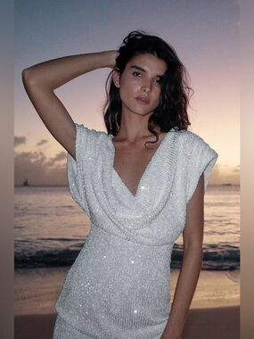 ZARA SEQUIN MINI DRESS